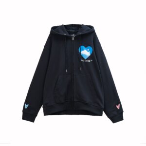 Heaven Heart Hoodie Zip (Đen)