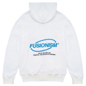 Hoodie Zip Fusionism | Trắng