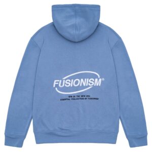 Hoodie Zip Fusionism | Blue