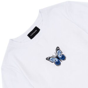 Croptop Butterfly | Trắng